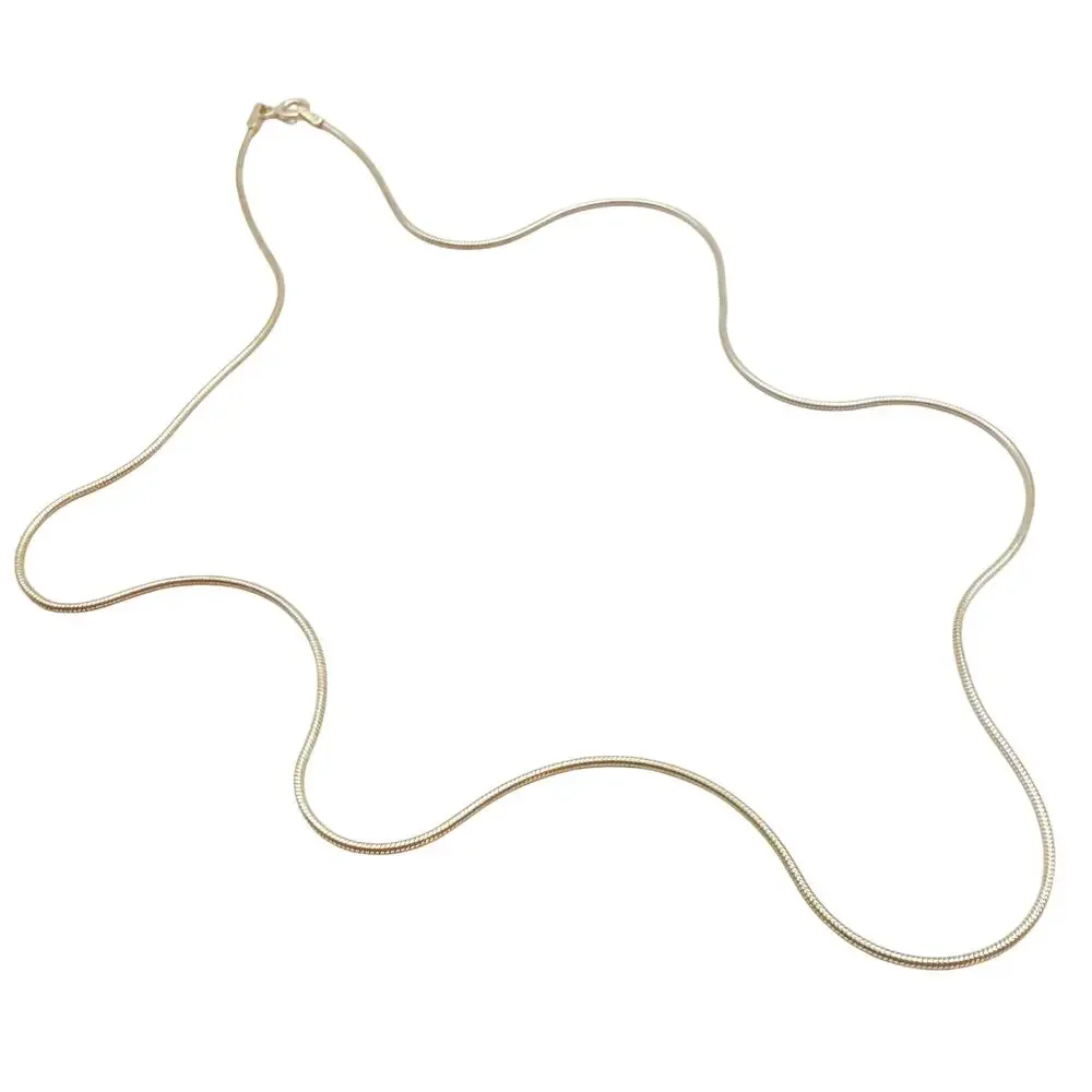 HAN Helen Andrews Italy 925 Silver Snake Chain High Polished 1mm wide 18